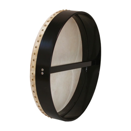 Roosebeck Bodhran 18 Inchx3.5 Inch Fixed Black Single