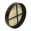 Roosebeck Bodhran 18 Inchx3.5 Inch Fixed Black Cross