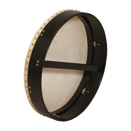 Roosebeck Bodhran 18 Inchx3.5 Inch Tune Black Single