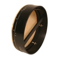 Roosebeck Bodhran 18 Inchx5 Inch Tune Black Single