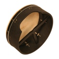 Roosebeck Bodhran 16 Inchx6 Inch Plywood Black T-Bar