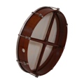 Roosebeck Bodhran 18 Inch Tune Rosewood Fiberskynr