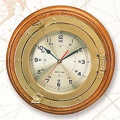 13.25 Inch Port Hole Clock Nautical Decor