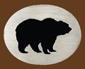 Bear Silhouette Belt Buckle 3-1/8 x 2-1/2