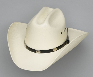 Cattleman Straw Hat Silver Conchos