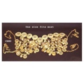 Mid-East Bra Cover Brass Mirror