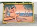Vintage Sign Aloha Canoe Ukulele 24 X 16 Hawaiian Surf Decor