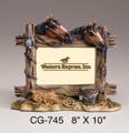 Horseheads Picture Frame  10 x 8-1/2 (5 x 3 photo)