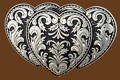Triple Heart Belt Buckle 3-1/4 x 2-1/8