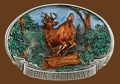 Look Familiar? Deer Belt Buckle 3-1/2 x 2-1/2