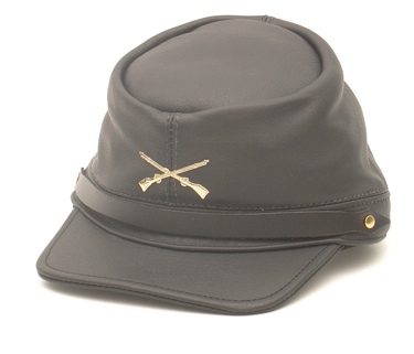 The Rebel - Black Leather Cap