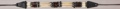 Genuine Bone Choker Necklace - or Hatband Brown & Beige
