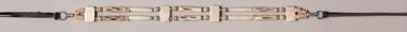Genuine Bone Choker Necklace - or Hatband - Beige