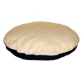 Orthopedic Memory Dog Bed Round Burgundy 36 In.