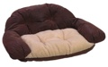 Sofa Dog Bed In Brown Microfiber Suede 24X16
