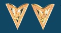Tri-Color Eagle Collar Tips