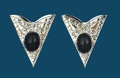 Collar Tips - Black stone