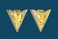 Gold Eagle Collar Tips