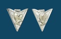 Silver Eagle Collar Tips