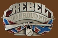 Rebel & Proud of it Belt Buckle 3-1/2 x 2-1/4