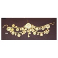 Mid-East Drape Brass Mirror