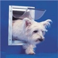 Ideal Pet Door Deluxe White Dog Door Small