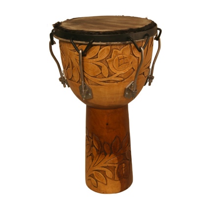 Mid-East Djembe 12 Inchx22 Inch  Rosewood Bolt Tuned
