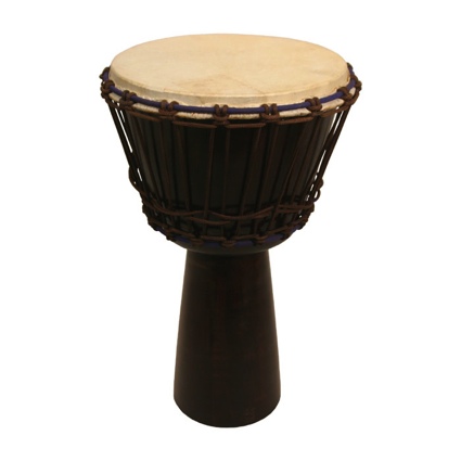 Mid-East Djembe 13 Inch X 24 Inch Mango Wood Dark