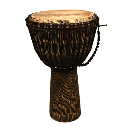 Mid-East Djembe 14 Inchx24 Inch Hand Hewn