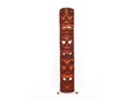 TRIPLE TIKI MASK W MAORI TONGUE 40 ISLAND decor