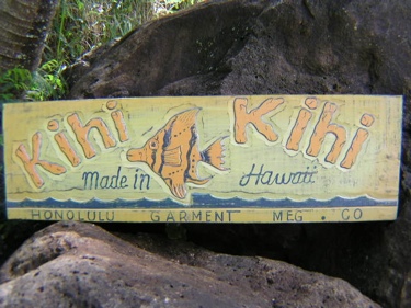 Vintage Hawaii Kihi Kihi Tiki Bar Sign 30 Island Decor