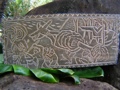 Across Molokai Channel King Kamehameha Hand Carved Storyboard