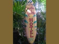 HAWAIIAN PALMS HOTEL VINTAGE TIKI SIGN 39 MADE IN HAWAII