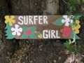 Surfer Girl Surf Sign Roxy 24 Surfing Decor