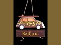 Surf'S Up Kailua Woody Car Sign Tiki Bar Decor