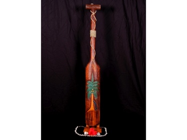 Tiki Paddle Palm Tree Design 46 Tropical Decor