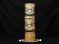 BAMBOO DOUBLE HEADED MASK 20 ISLAND decor