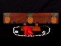 3-Pineapple Hanger 20 Antique Finish Pineaaple Decor