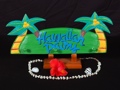 Hawaiian Palms Hanger 20 Beach Decor