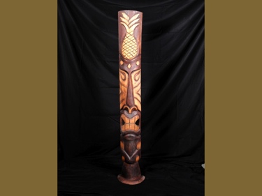 Big Kahuna Tiki Mask Totem 5 Ft W Stand