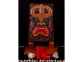 Tiki Shield 8 Tiki Mask Wall Plaque Decor