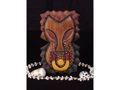 Tiki Shield 8 Tiki Mask Wall Plaque Decor