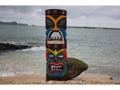 PAINTED DOUBLE TIKI MASK 20 LOVE PROSPERITY KID'S ROOM