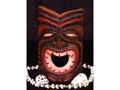 Carved Tiki Mask 8 Happy Tiki Tiki Decor