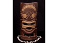 Carved Polynesian Tiki Mask 12 Hawaii Decor