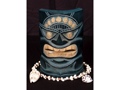 Carved Polynesian Tiki Mask 8 Hawaii Decor