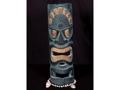 POLYNESIAN CARVED TIKI MASK 20 HAWAIIAN decor