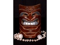 Carved Polynesian Tiki Mask 8 Tropical Decor