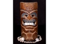 Carved Polynesian Tiki Mask 12 Tropical Decor