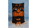 Carved Polynesian Tiki Mask 8 Coastal Decor